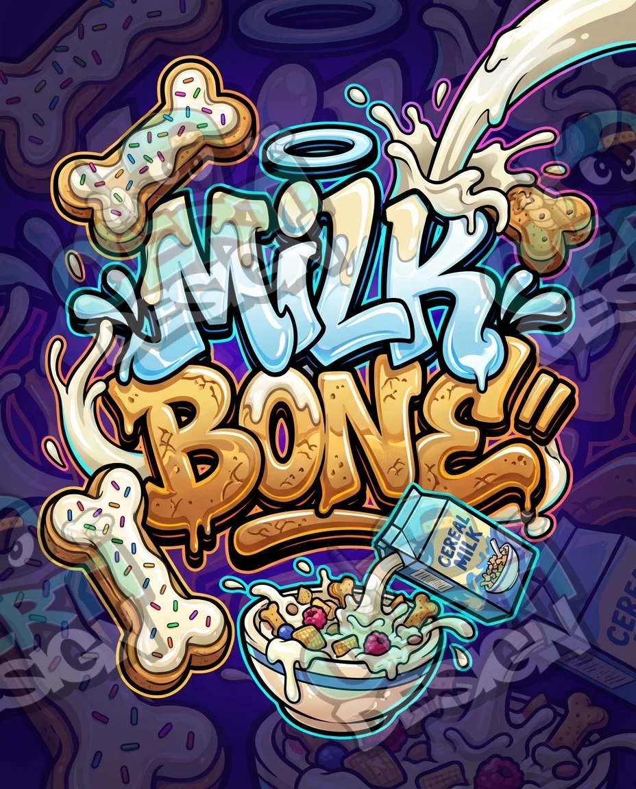 MilkBone Pre-Made 3.5g Mylar Bags