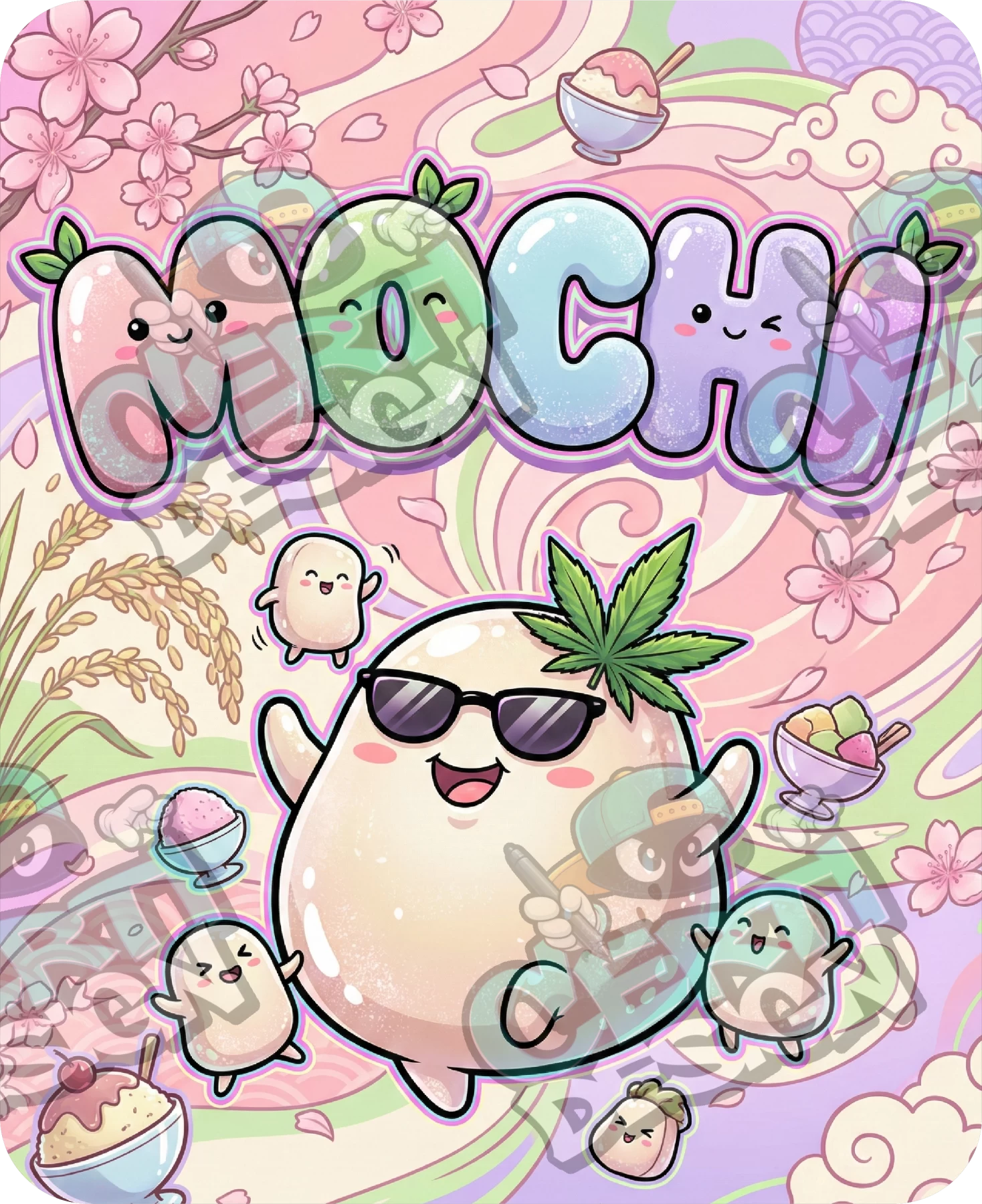 Mochi (2) Pre-Made 3.5g Mylar Bags