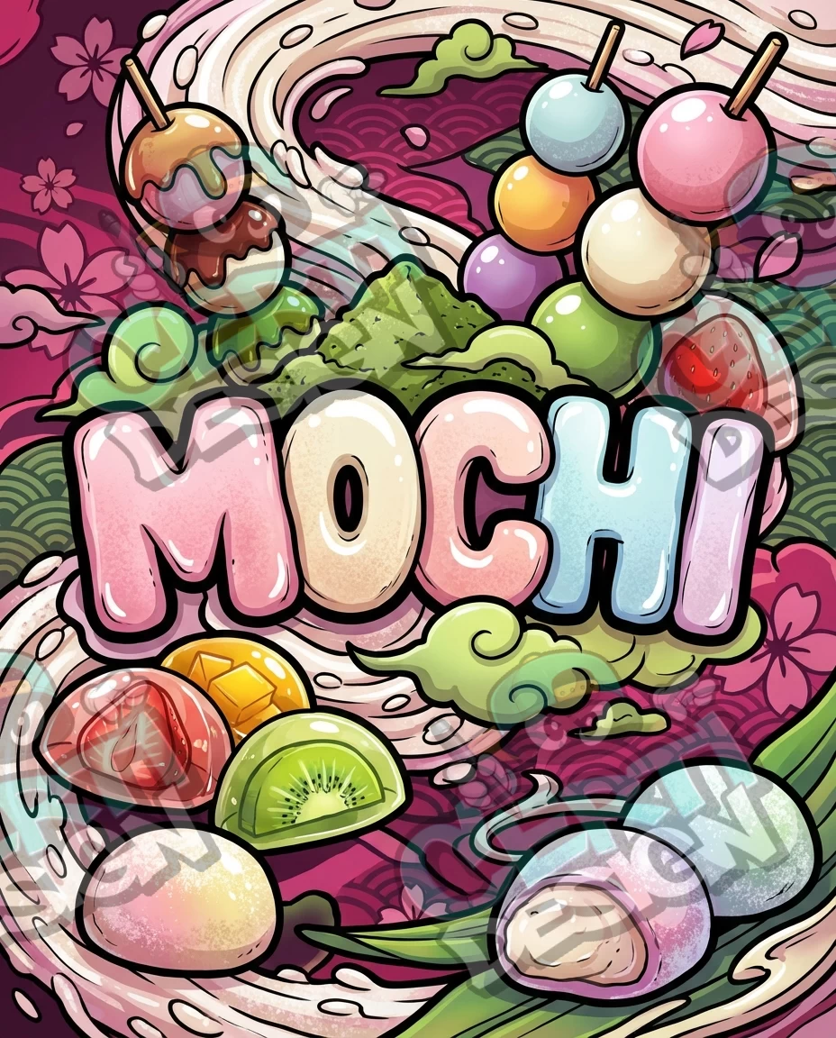 Mochi Pre-Made 3.5g Mylar Bags