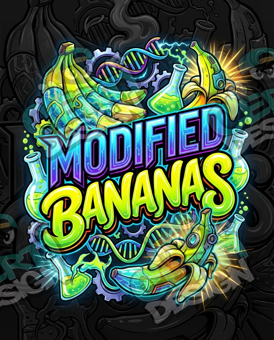 Modified Bananas Pre-Made 3.5g Mylar Bags