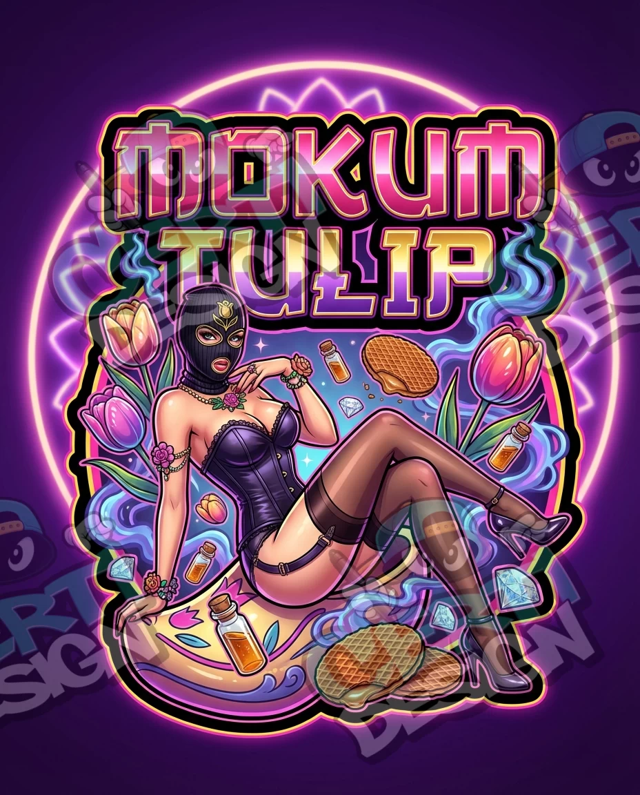 Mokum Tulip Pre-Made 3.5g Mylar Bags
