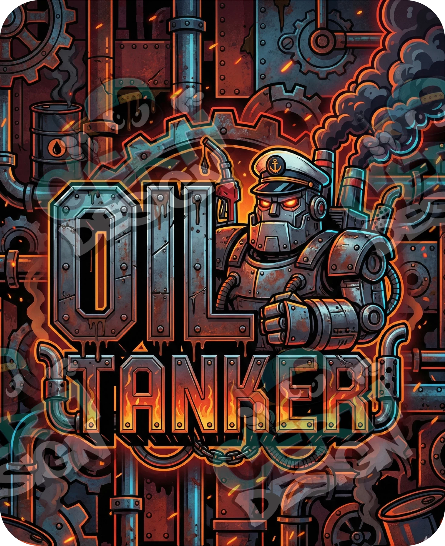 Oil Tanker Pre-Made 3.5g Mylar Bags