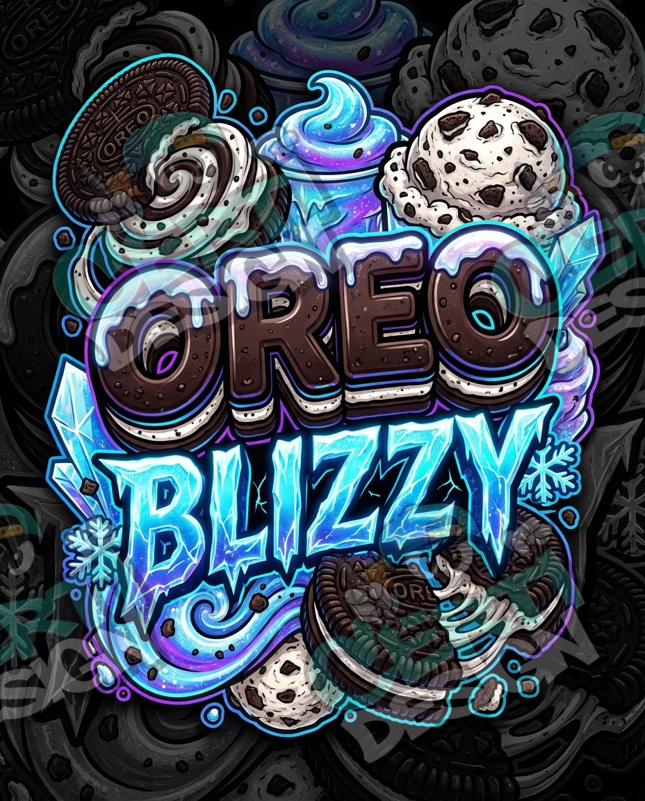 Oreo Blizzy Pre-Made 3.5g Mylar Bags