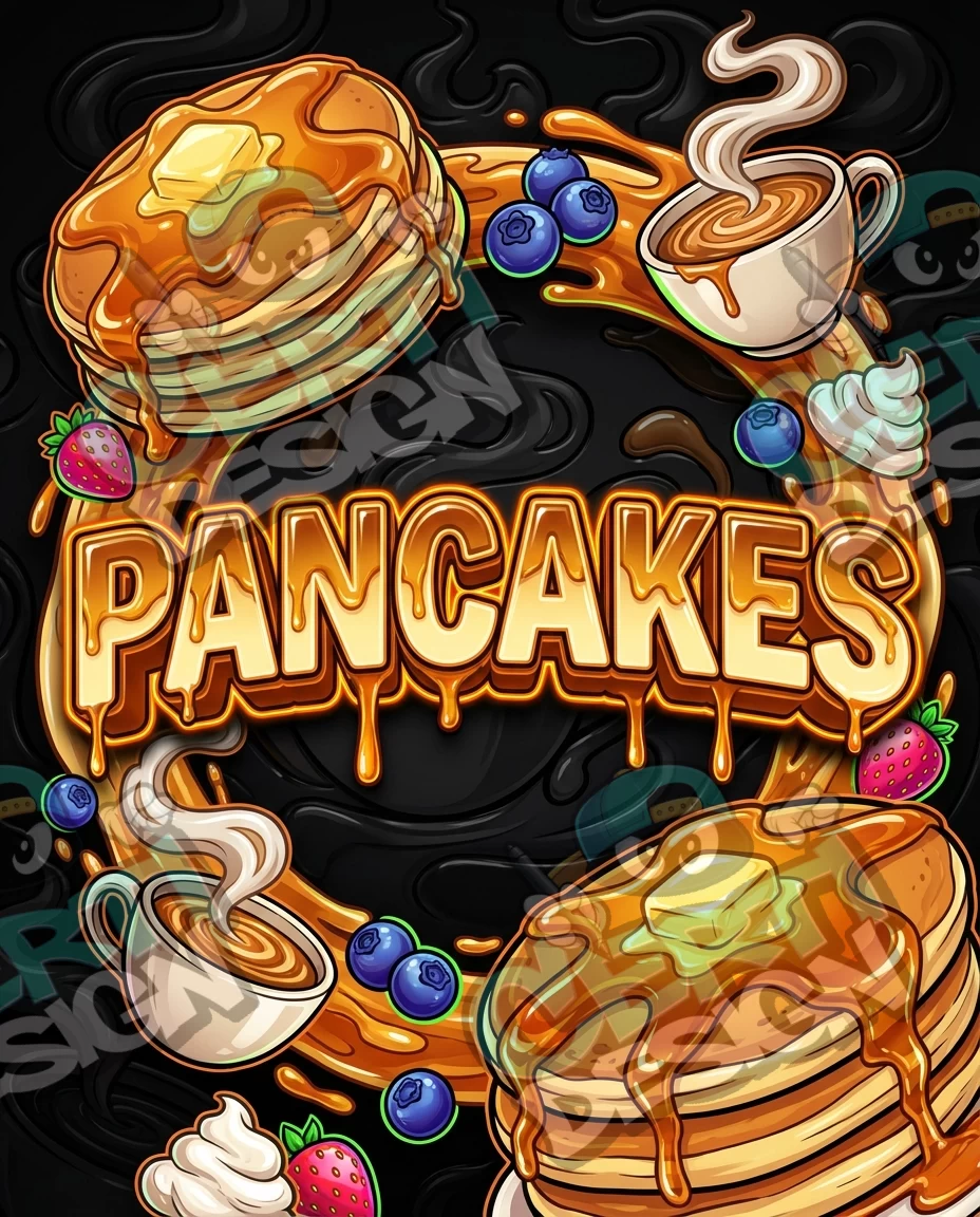 Pancakes Pre-Made 3.5g Mylar Bags