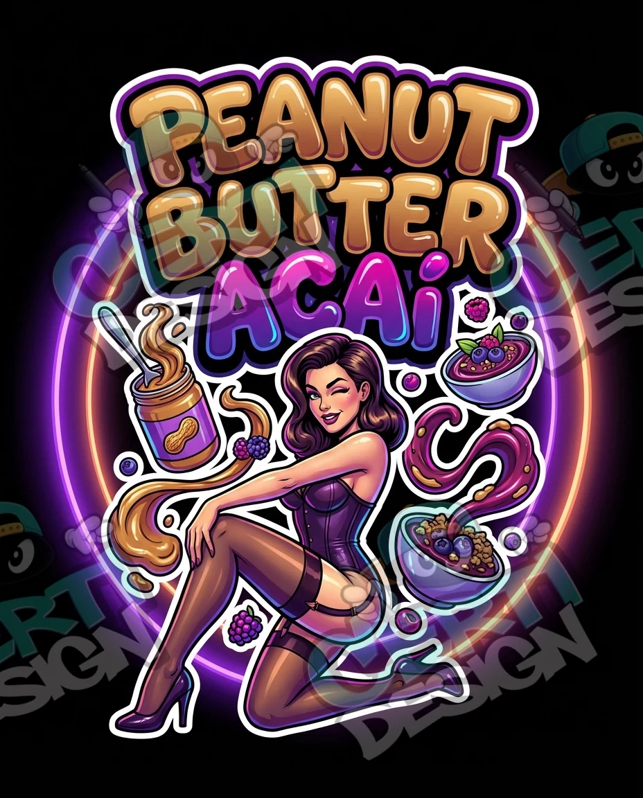 Peanut Butter Acai Pre-Made 3.5g Mylar Bags
