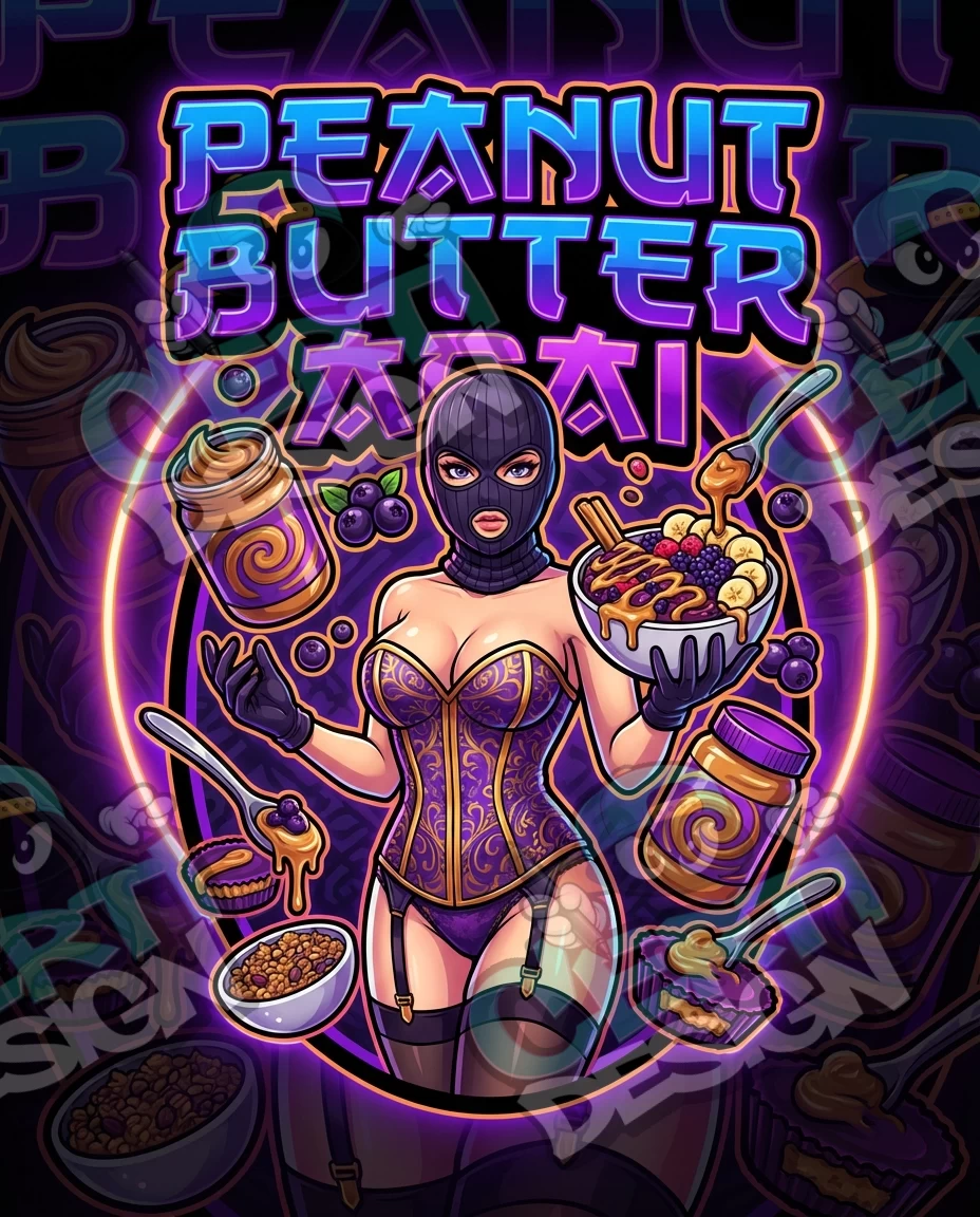 Peanut Butter Acai Pre-Made 3.5g Mylar Bags