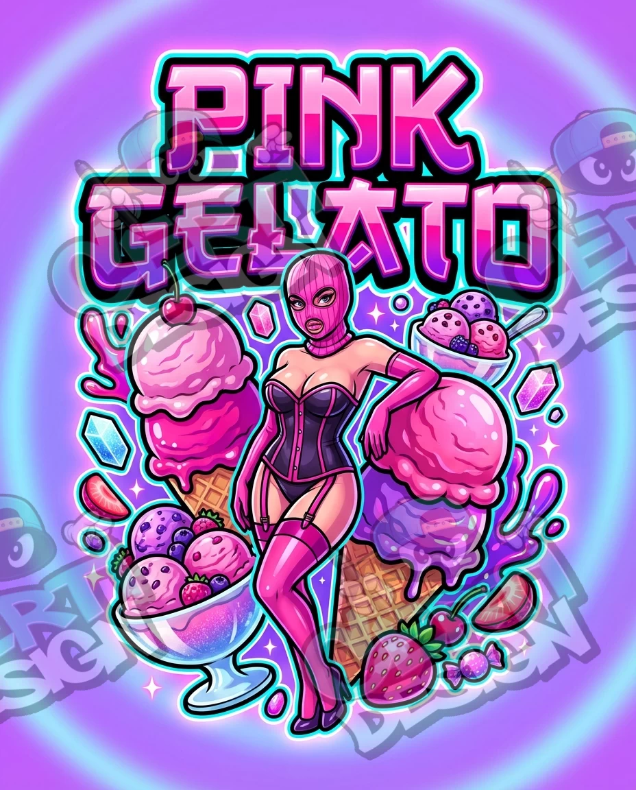 Pink Gelato Pre-Made 3.5g Mylar Bags