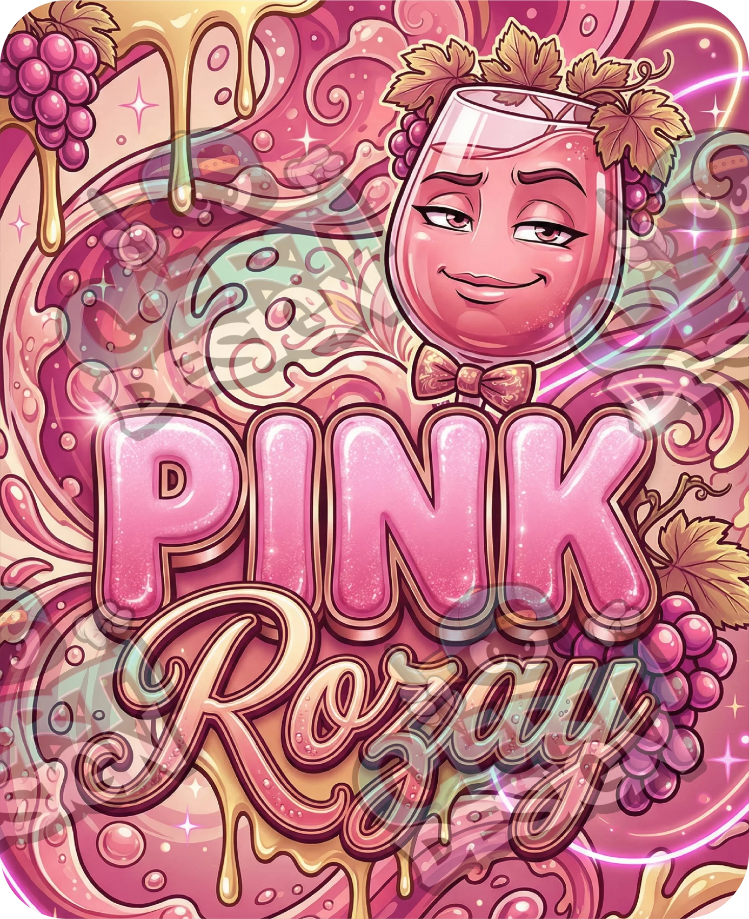 Pink Rozay Pre-Made 3.5g Mylar Bags