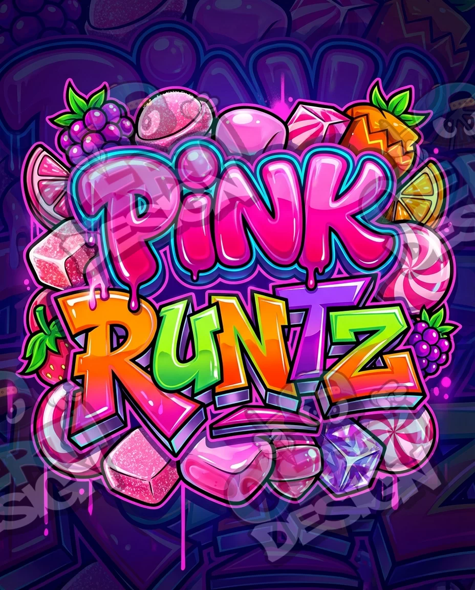 Pink Runtz 01 (2) Pre-Made 3.5g Mylar Bags