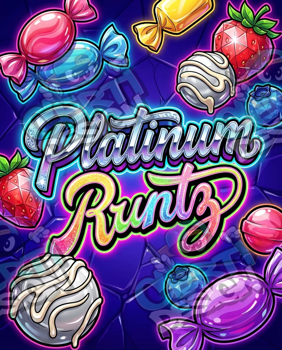 Platinum Runtz Pre-Made 3.5g Mylar Bags