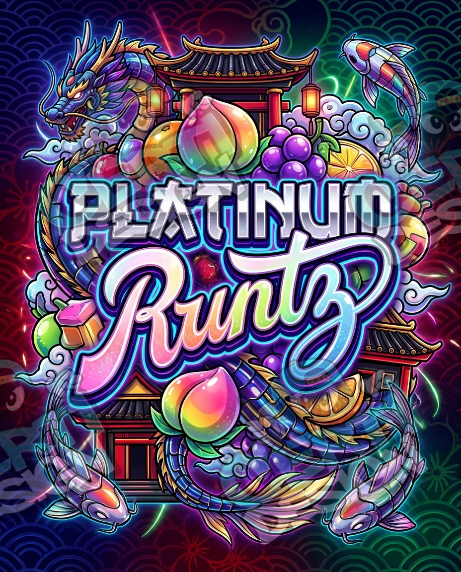 Platinum Runtz Pre-Made 3.5g Mylar Bags