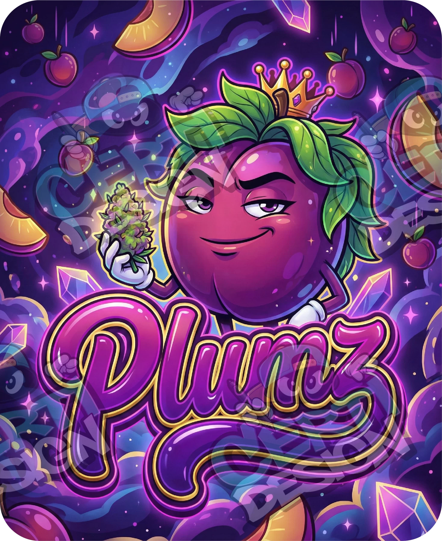 Plumz Pre-Made 3.5g Mylar Bags