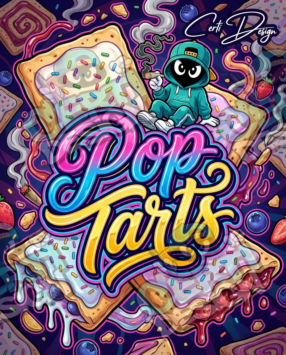 Pop Tarts Pre-Made 3.5g Mylar Bags
