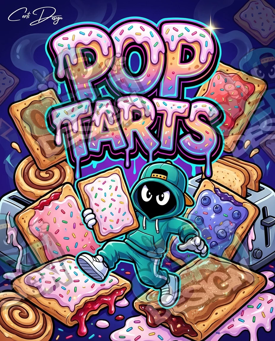 Pop Tarts Pre-Made 3.5g Mylar Bags
