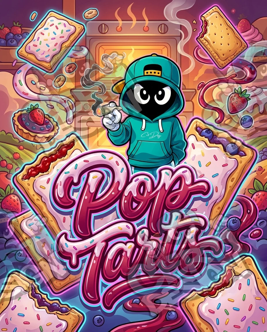 Pop Tarts Pre-Made 3.5g Mylar Bags