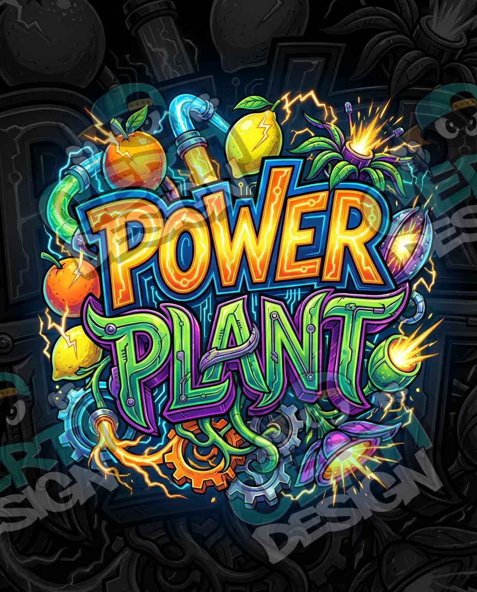 Power Plant Pre-Made 3.5g Mylar Bags
