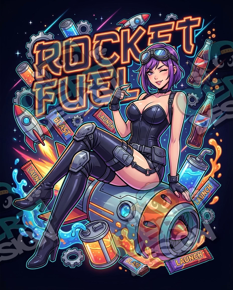Rocket Fuel Pre-Made 3.5g Mylar Bags