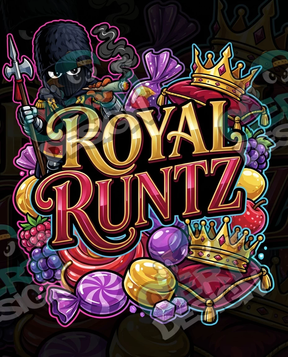 Royal Runtz Pre-Made 3.5g Mylar Bags