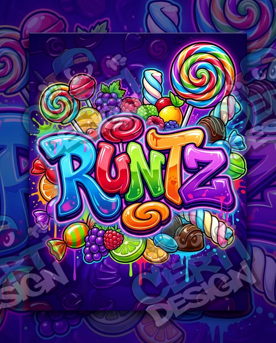 Runtz 02 (2) Pre-Made 3.5g Mylar Bags