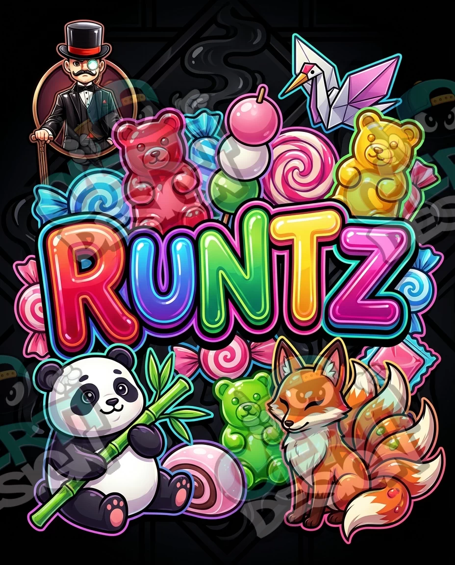 Runtz Pre-Made 3.5g Mylar Bags