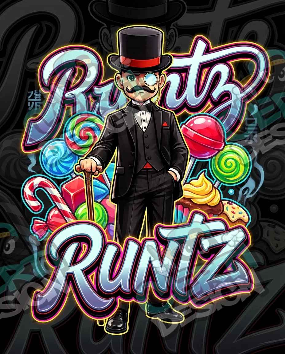 Runtz Pre-Made 3.5g Mylar Bags