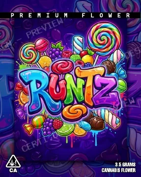Runtz Pre-Made 3.5g Mylar Bags
