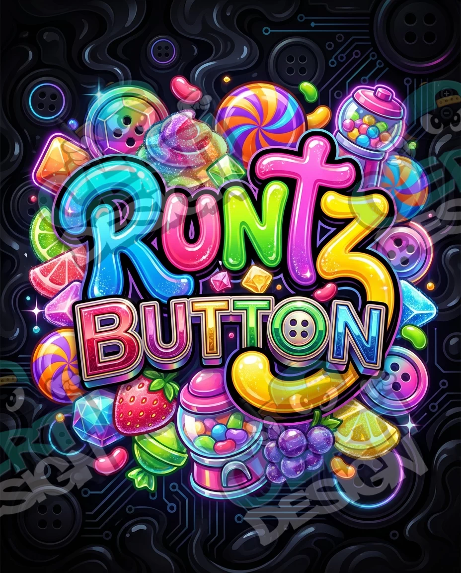 Runtz Button Pre-Made 3.5g Mylar Bags