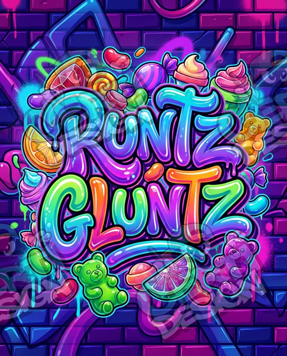 Runtz Gluntz Pre-Made 3.5g Mylar Bags