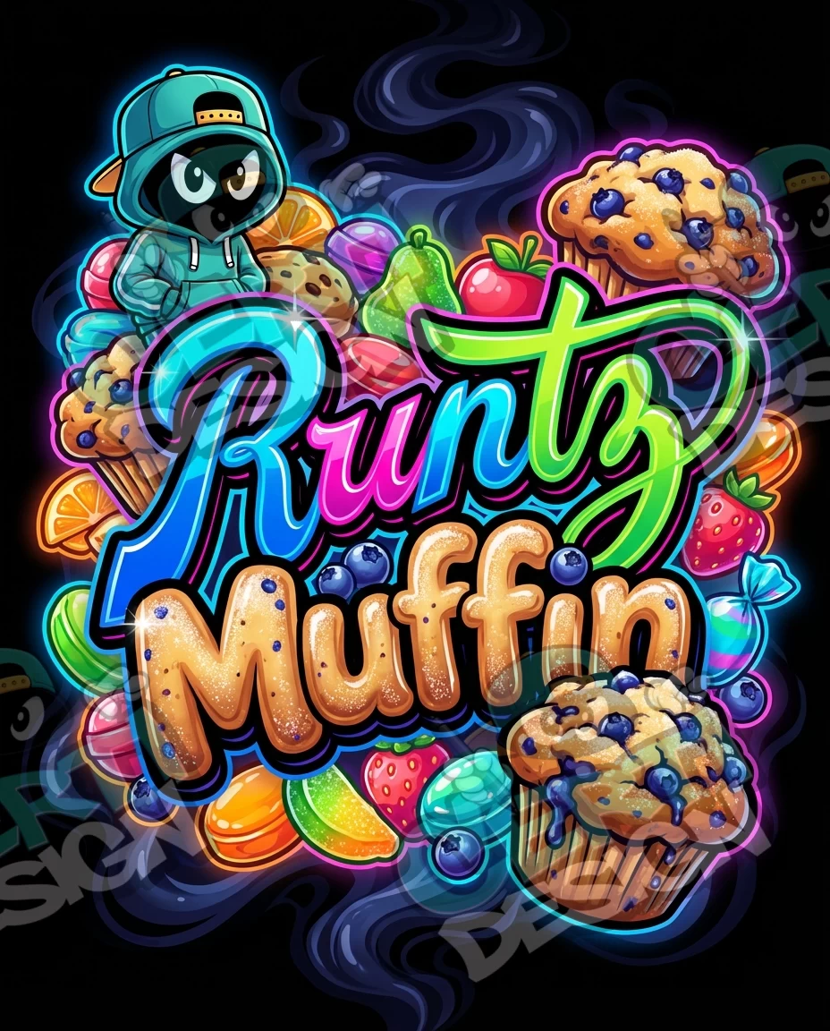 Runtz Muffin Pre-Made 3.5g Mylar Bags
