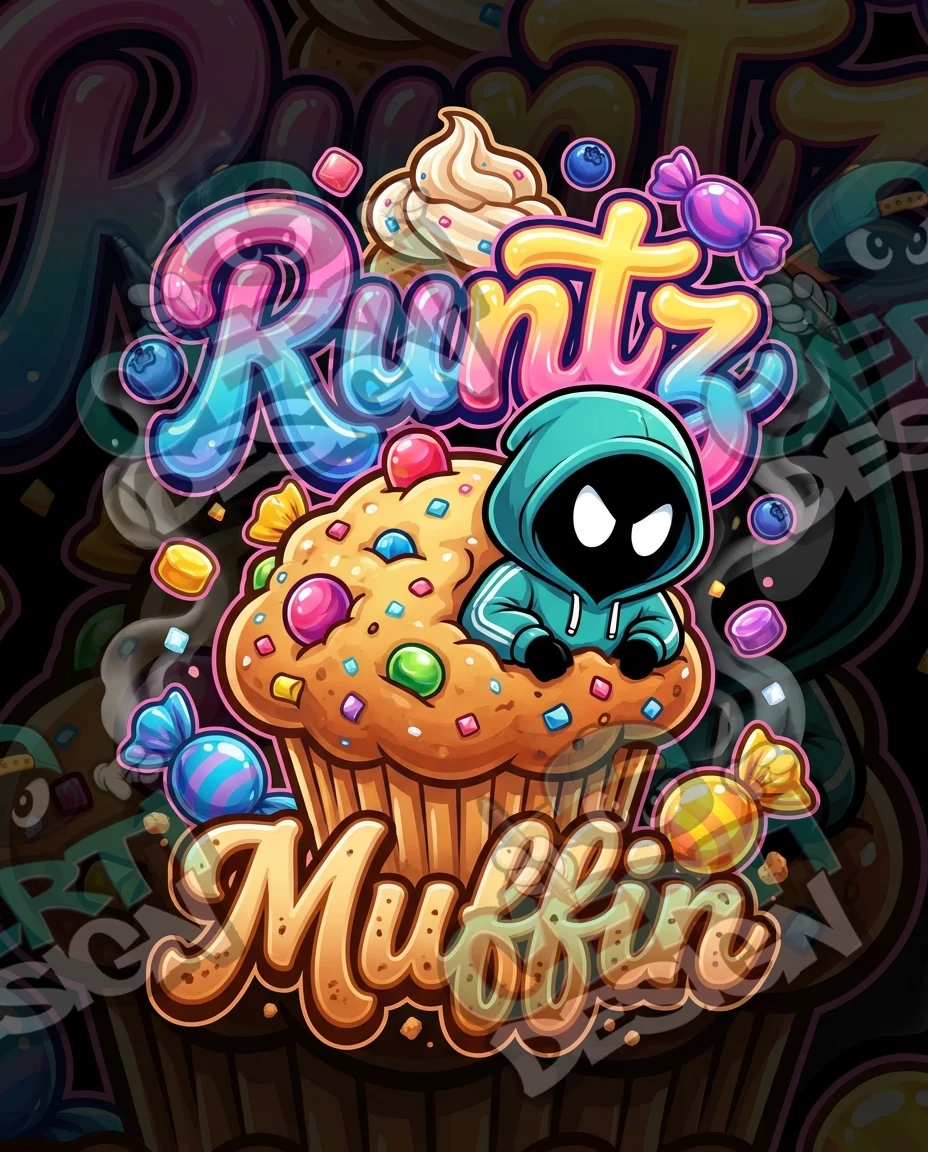 Runtz Muffin Pre-Made 3.5g Mylar Bags