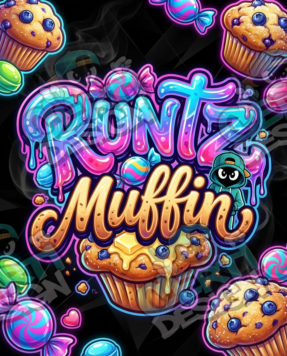 Runtz Muffin Pre-Made 3.5g Mylar Bags