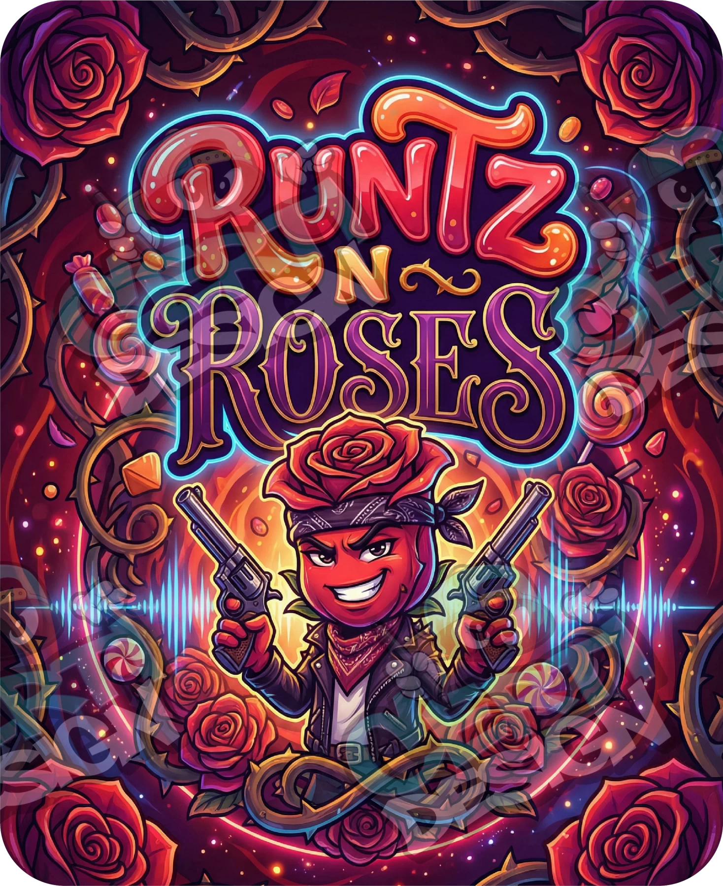 Runtz n Roses Pre-Made 3.5g Mylar Bags