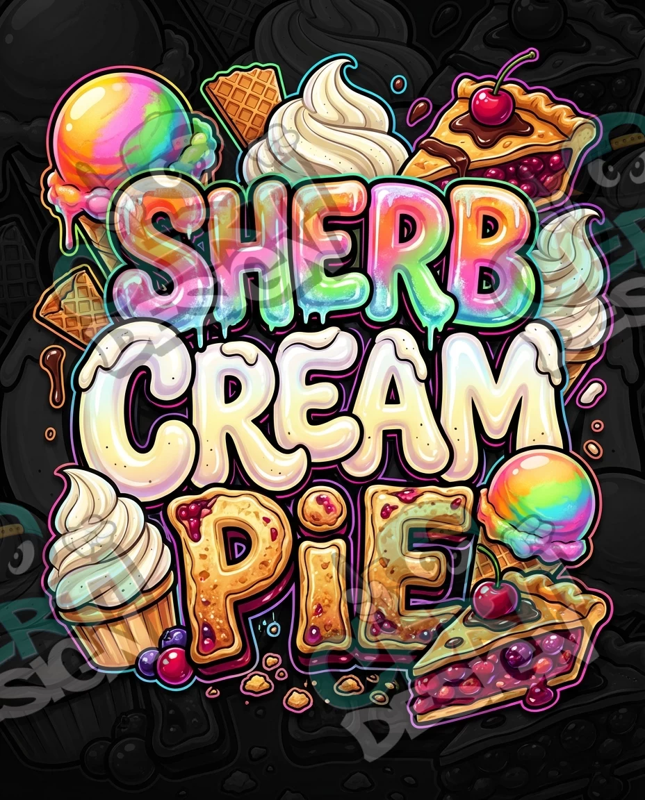 Sherb Cream Pie Pre-Made 3.5g Mylar Bags