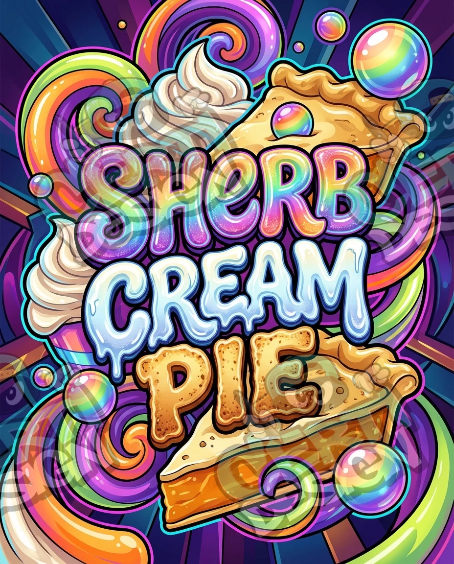 Sherb Cream Pie Pre-Made 3.5g Mylar Bags