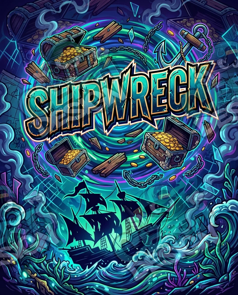 Shipwreck Pre-Made 3.5g Mylar Bags