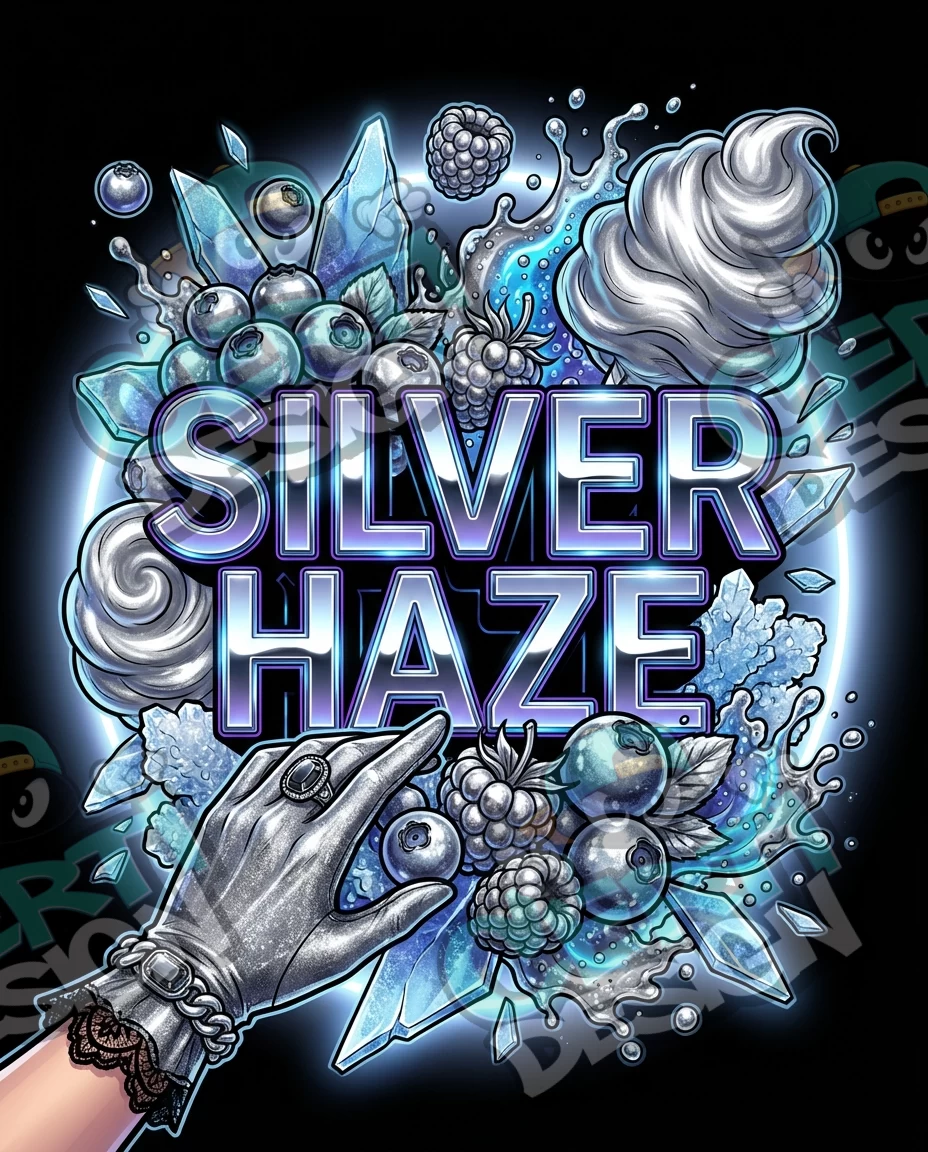 Silver Haze Pre-Made 3.5g Mylar Bags