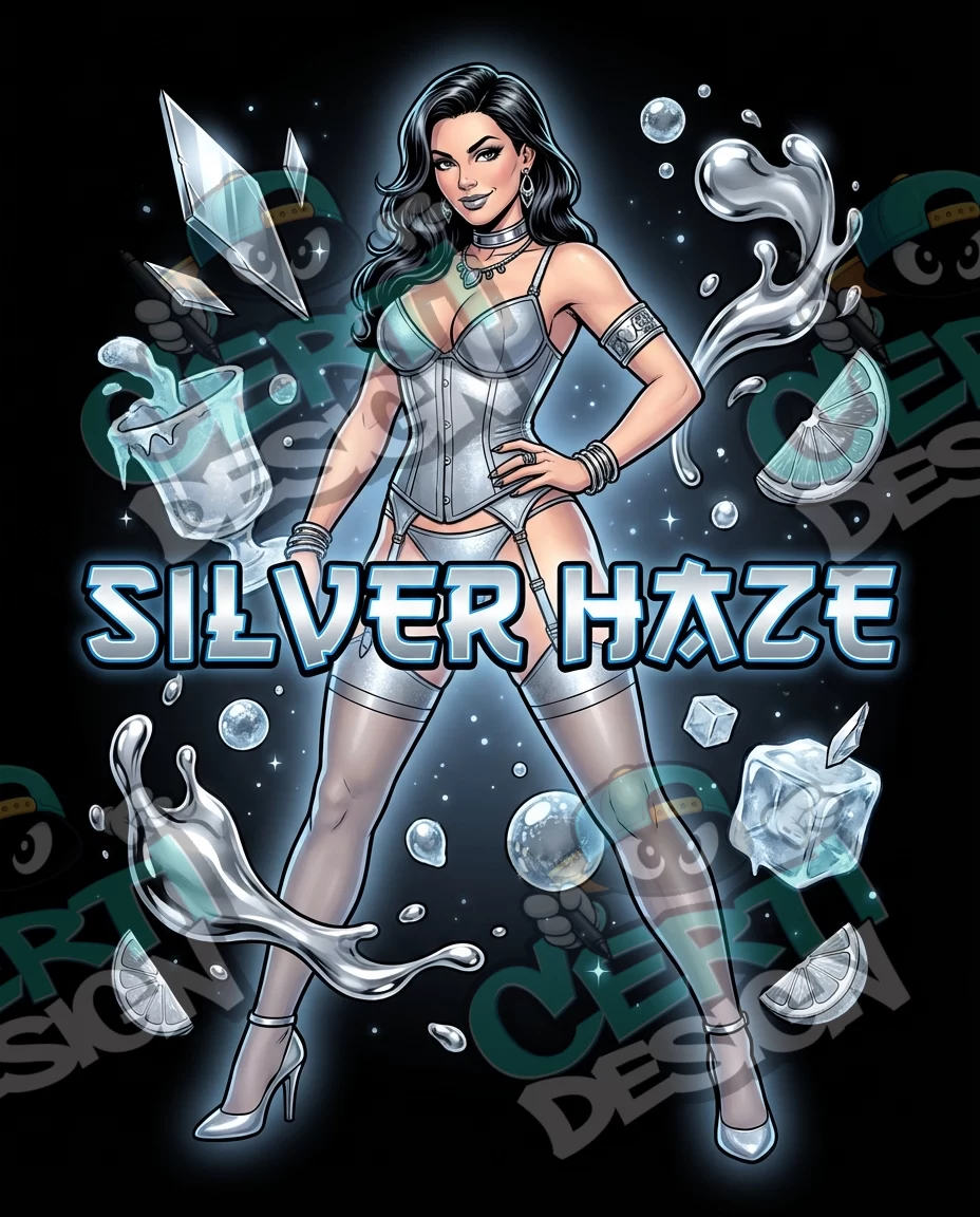 Silver Haze Pre-Made 3.5g Mylar Bags