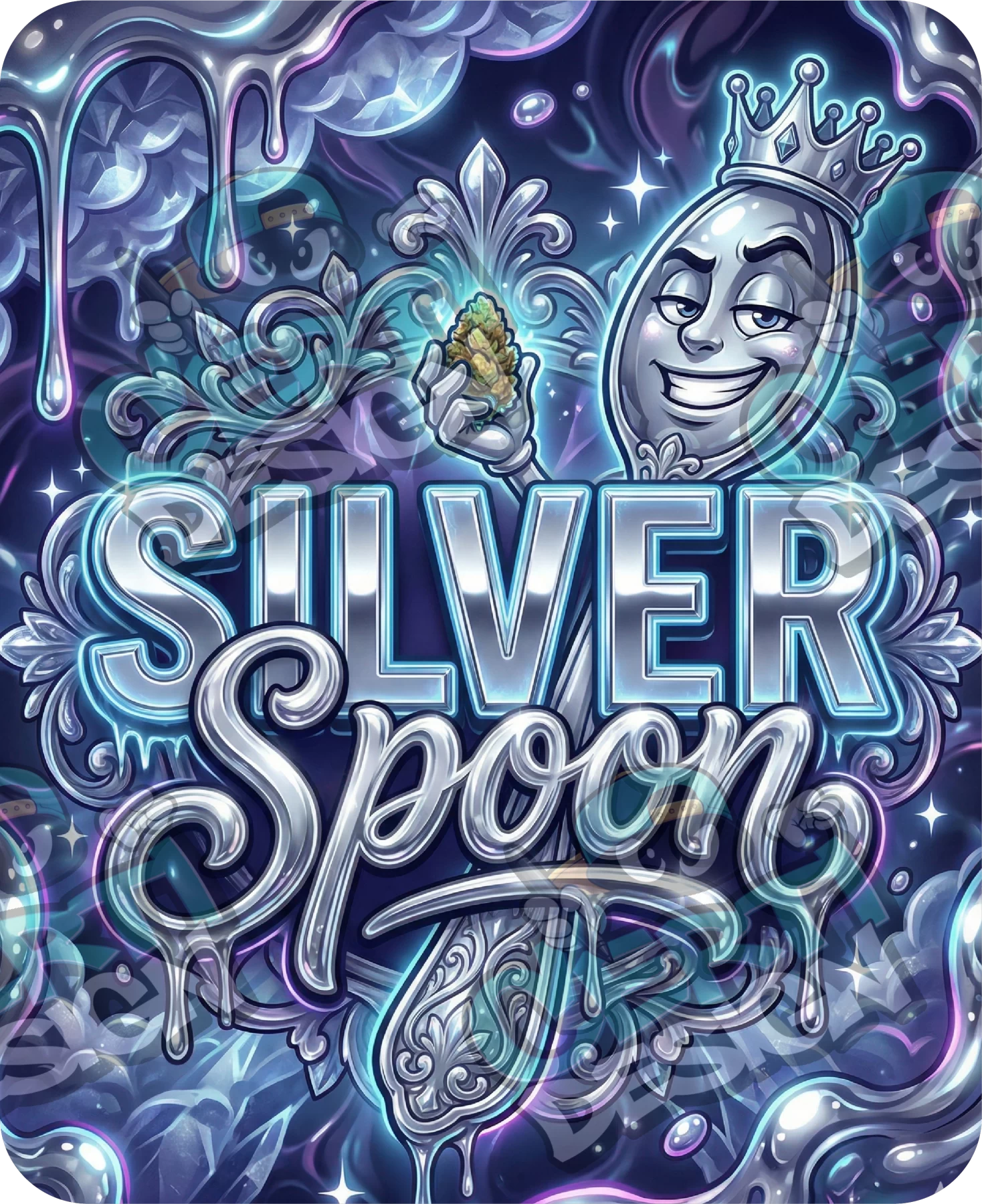 Silver Spoon Pre-Made 3.5g Mylar Bags