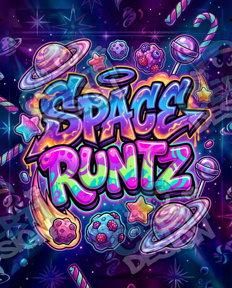 Space Runtz Pre-Made 3.5g Mylar Bags