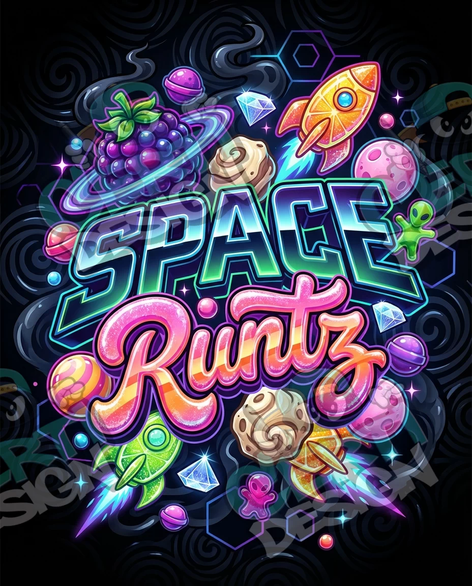 Space Runtz Pre-Made 3.5g Mylar Bags