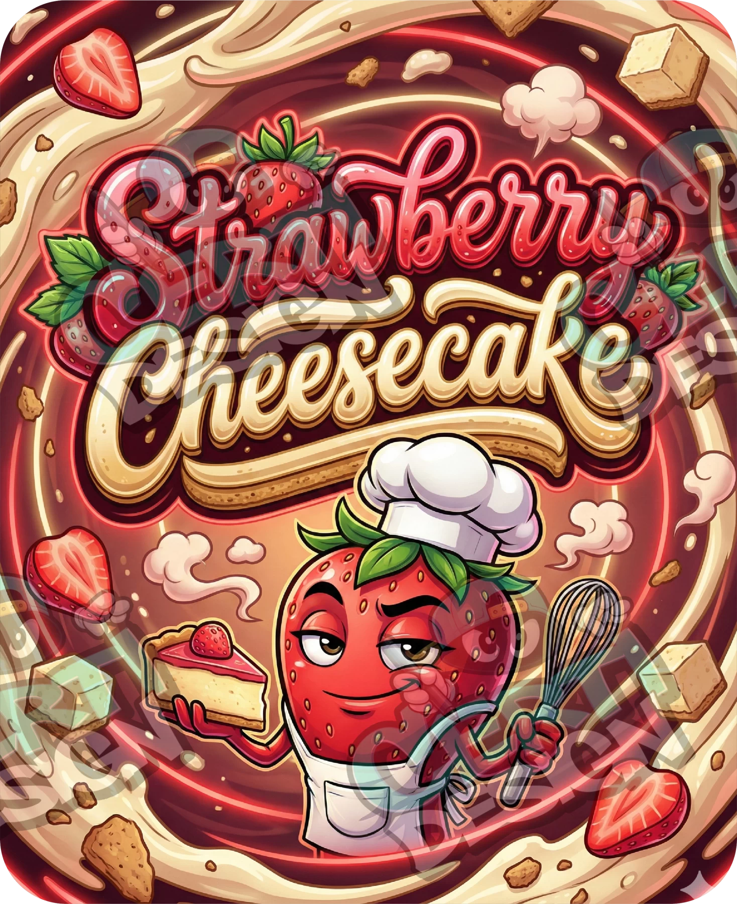 Strawberry Cheesecake (2) Pre-Made 3.5g Mylar Bags