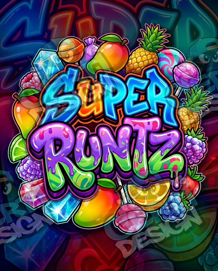 Super Runtz Pre-Made 3.5g Mylar Bags