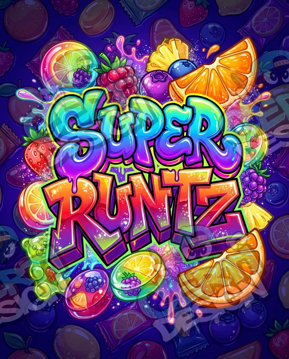 Super Runtz Pre-Made 3.5g Mylar Bags