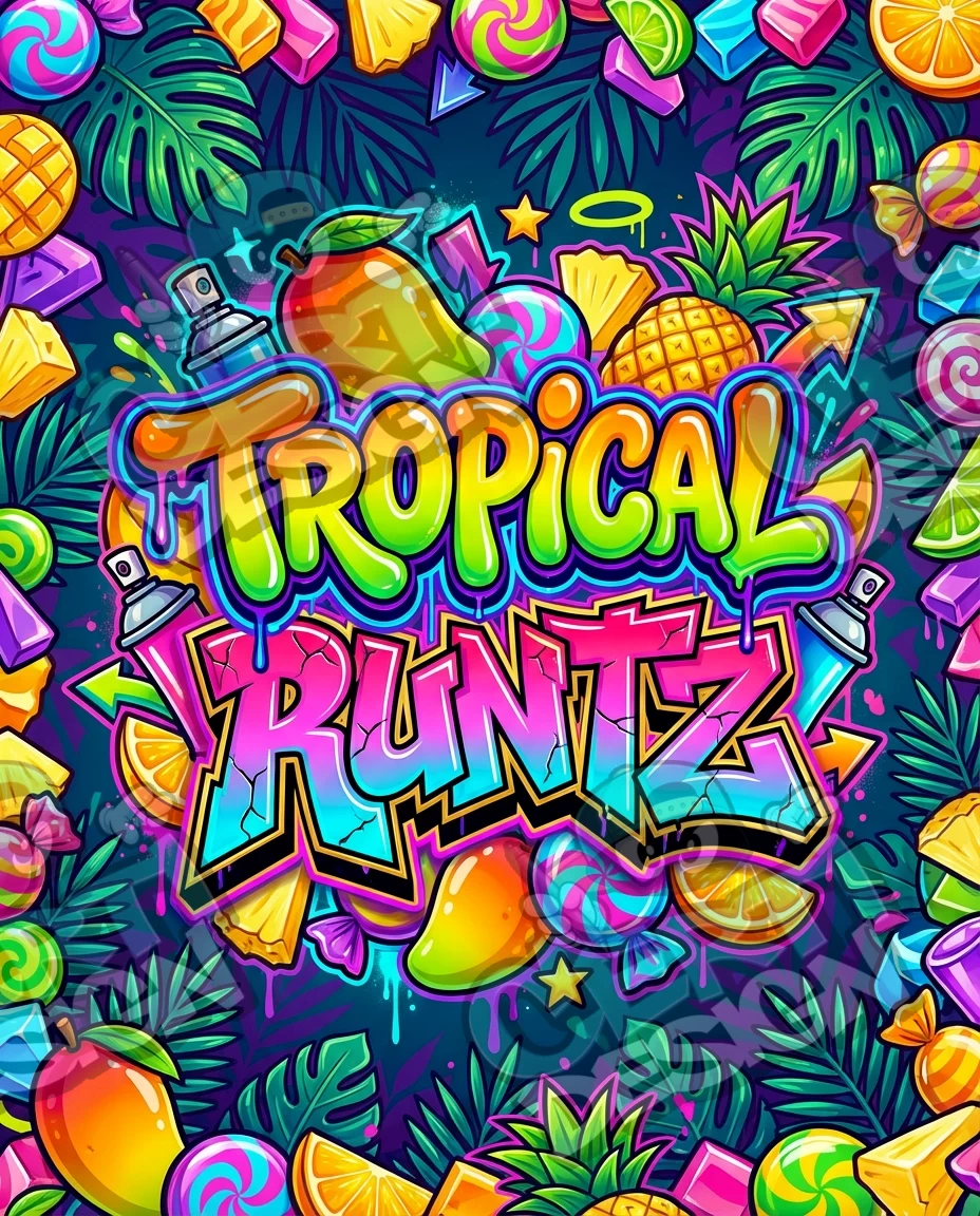 Tropical Runtz Pre-Made 3.5g Mylar Bags