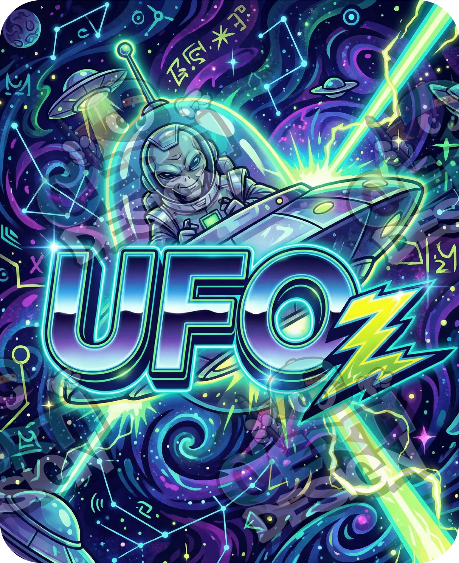 UFOZ Pre-Made 3.5g Mylar Bags