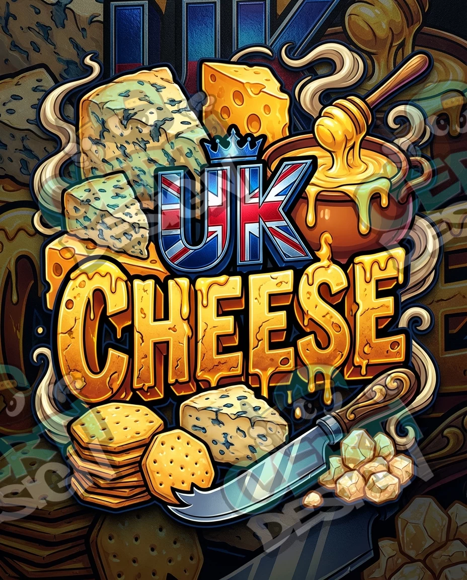 UK Cheese Pre-Made 3.5g Mylar Bags