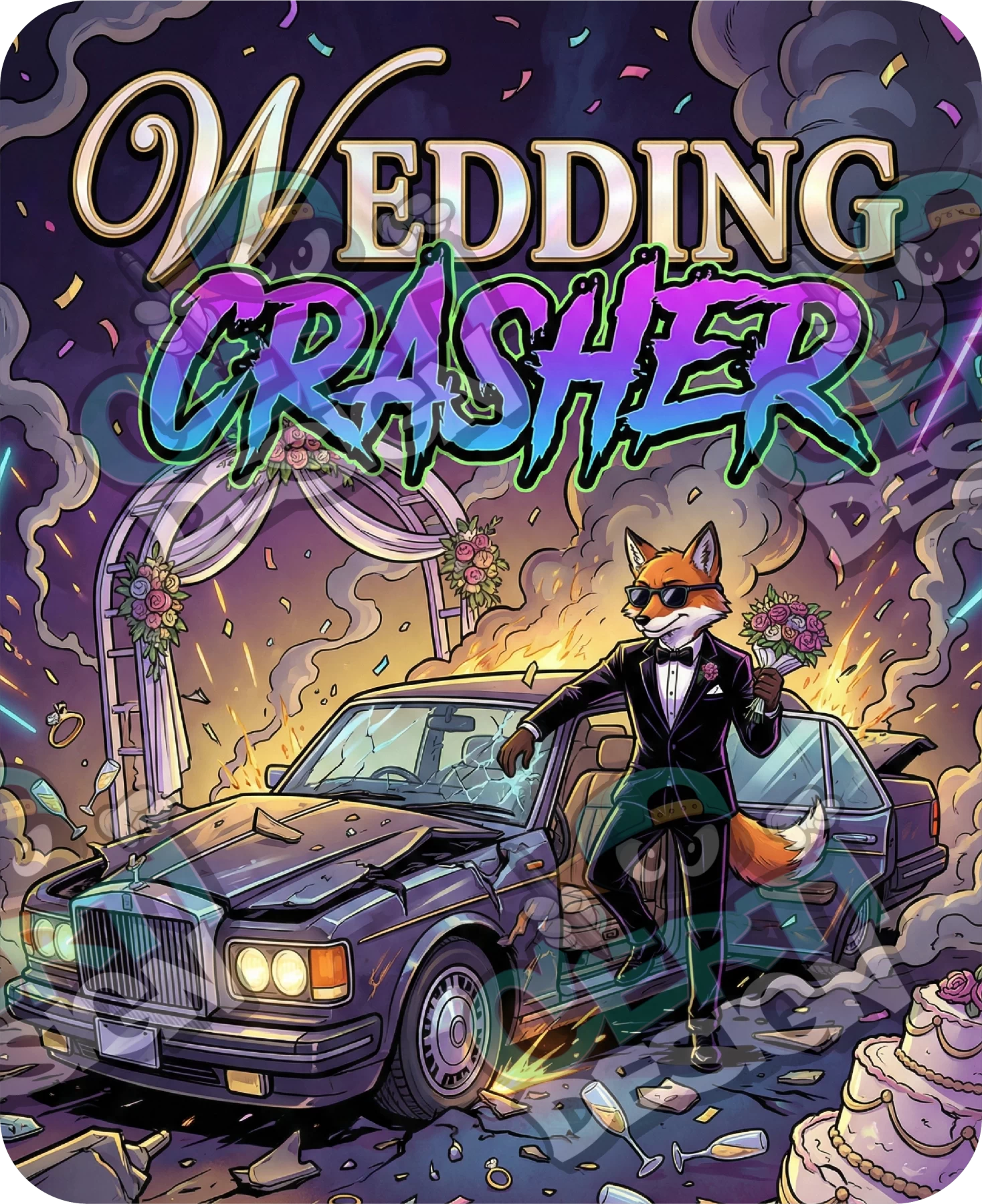 Wedding Crasher Pre-Made 3.5g Mylar Bags