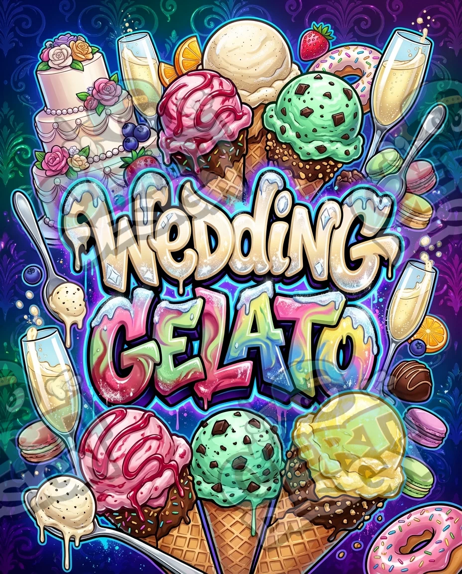 Wedding Gelato Pre-Made 3.5g Mylar Bags