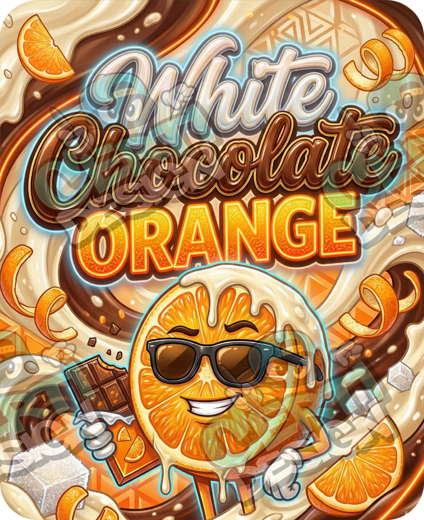 White Chocolate Orange (2) Pre-Made 3.5g Mylar Bags
