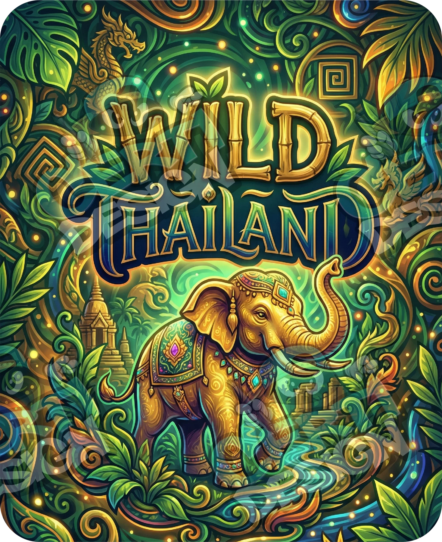 Wild Thailand Pre-Made 3.5g Mylar Bags